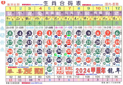 2024年属|2024年生肖表 2024年生肖表图